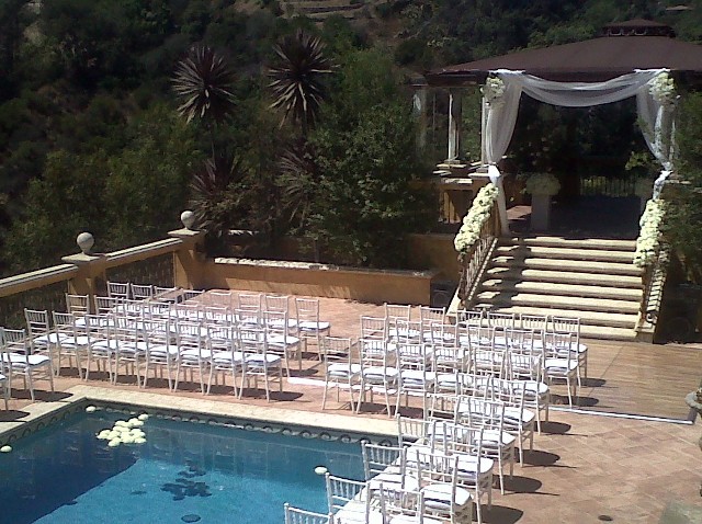 Wedding Ceremony Villa Fiona Hollywood Hills, August 2010 Wedding Ceremony Villa Fiona Hollywood Hills, August 2010