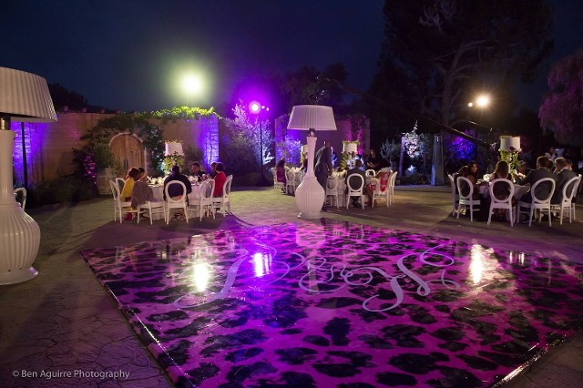 Leopard Print, Seamless Dance Floor for Kim Cole's Wedding Reception @ Catalina View Gardens in August 2015 Leopard Print, Seamless Dance Floor for Kim Cole's Wedding Reception @ Catalina View Gardens in August 2015