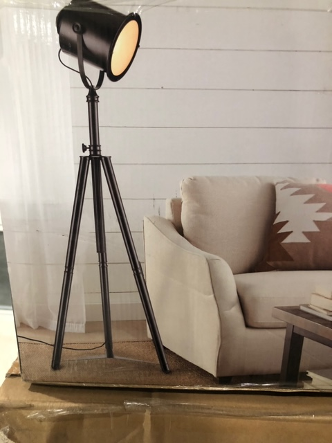 LED Floor Lamp on Tripod (Adjustable Height 4'-6') $40